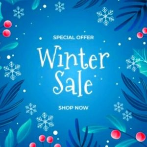 Get an early start on your winter shopping! Offer reasonable sales. ❄